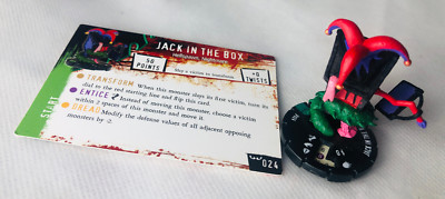 HorrorClix Jack in the Box #024 grün Figur Modell Vintage Horror Clix