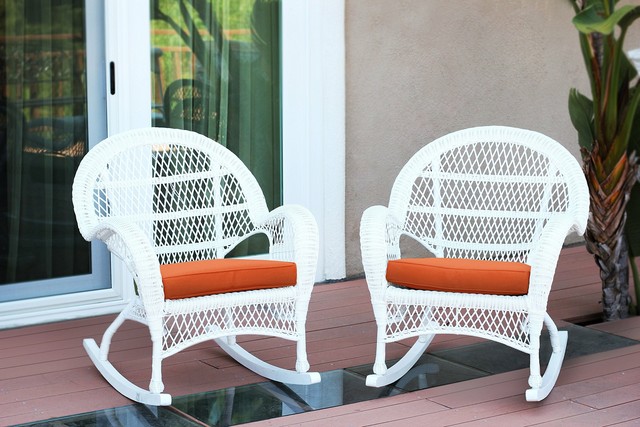 Home Loft Concept Vallarta Wicker Lounge Chair Set Of 2 For Sale