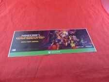 Minecraft Dungeons Xbox One Promotional Store Display Sticker