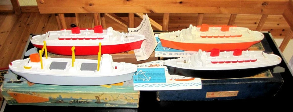 Konvolut Zeuke-Schiffe aus den 60er Jahren