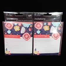 Hipp.com.au Floral Invitations 40 Count - New