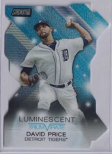 2015 Stadium Club Triumvirates Luminescent #T1A David Price