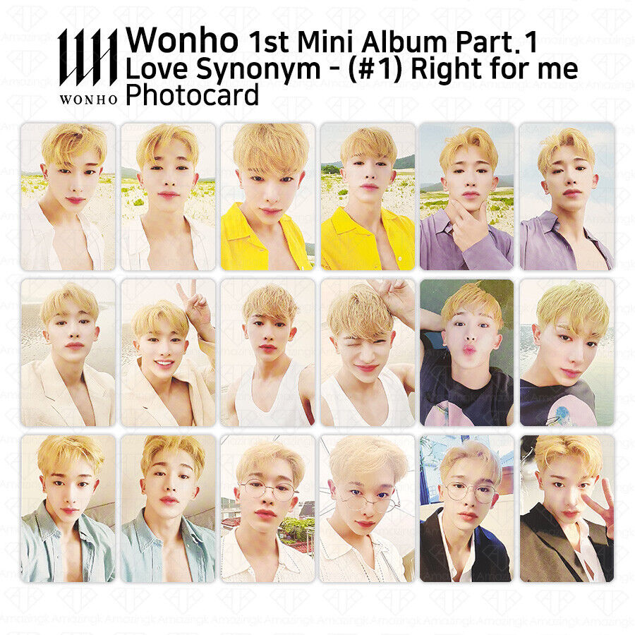 Wonho 1st Mini Album Love Synonym #1 Right for me Official Wonho 1st Mini Album Love Synonym #1 Right for me Official