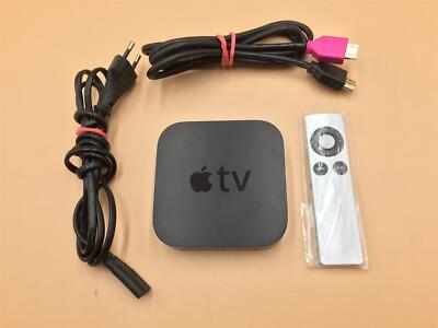 Apple TV 3. Generation A1427 1080p HD Media Streamer WiFi AirPlay HDMI Schwarz