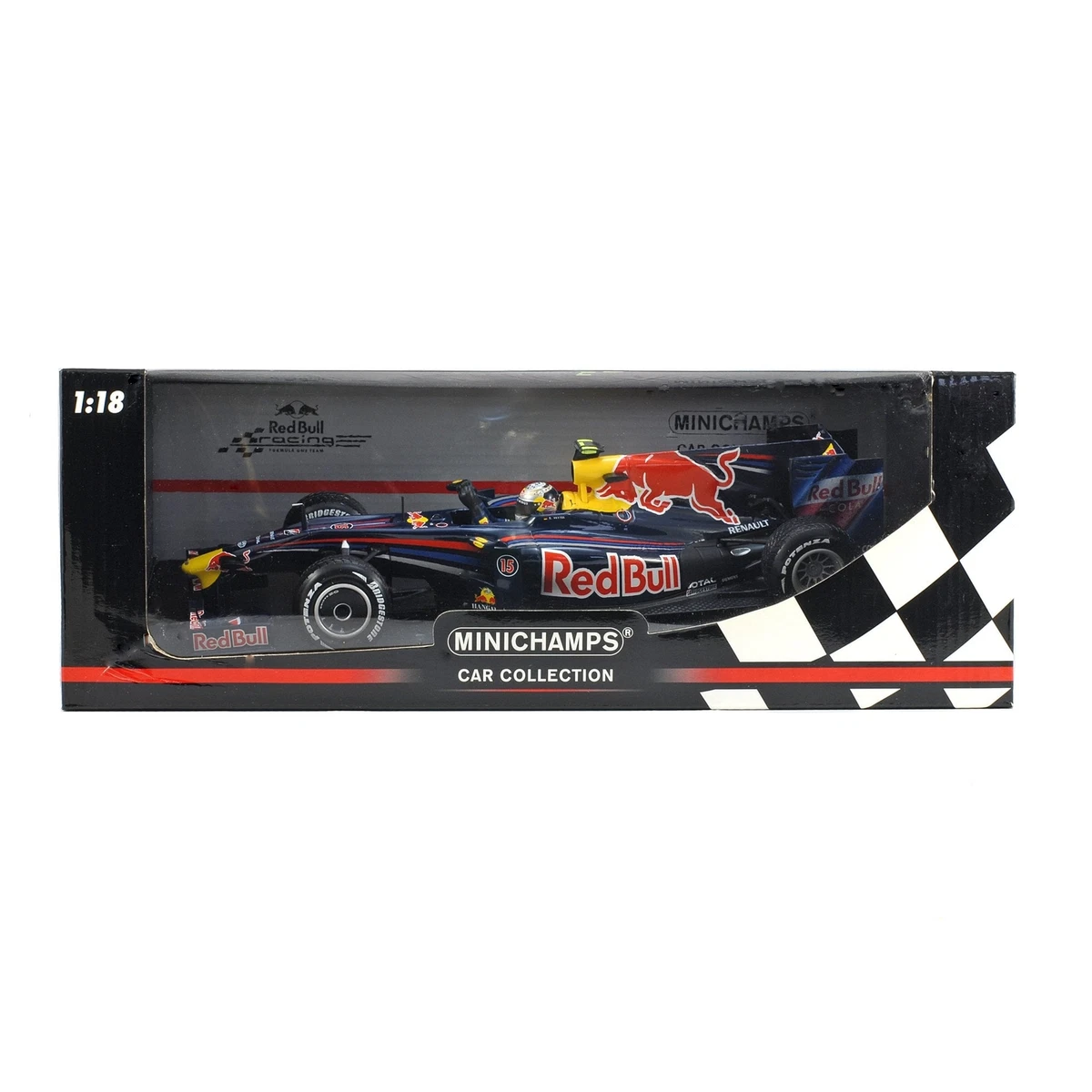 Sebastian Vettel RedBull Diecast Formula 1 Cars with Stand for
