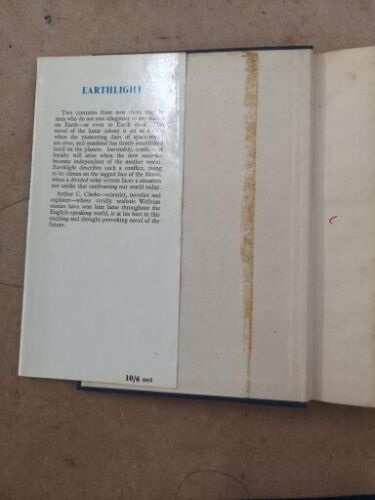 Arthur C. Clarke Earthlight 1955 1st Ed 2nd Impression. Sci-fi Book RARE - Picture 5 of 16