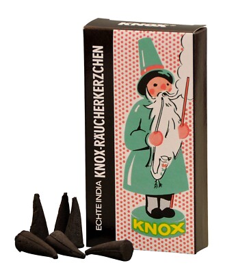 Knox Räucherkerzen 57 verschiedenen Größen / Düfte  Mini, M, XXL Räucherkegel