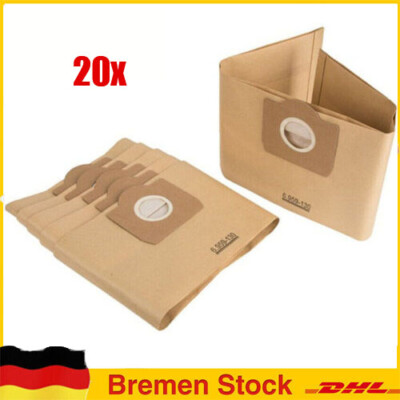 20x Staubsaugerbeutel 6.959-130.0 passend für Kärcher Staubsauger SE / MV 3 WD3