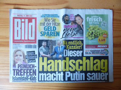 Journal BILD Du 10.06.1958 - Édition Originale - Cadeau Anniversaire Historique