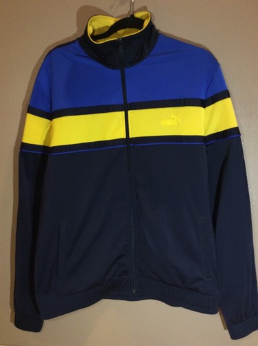 yellow puma track jacket