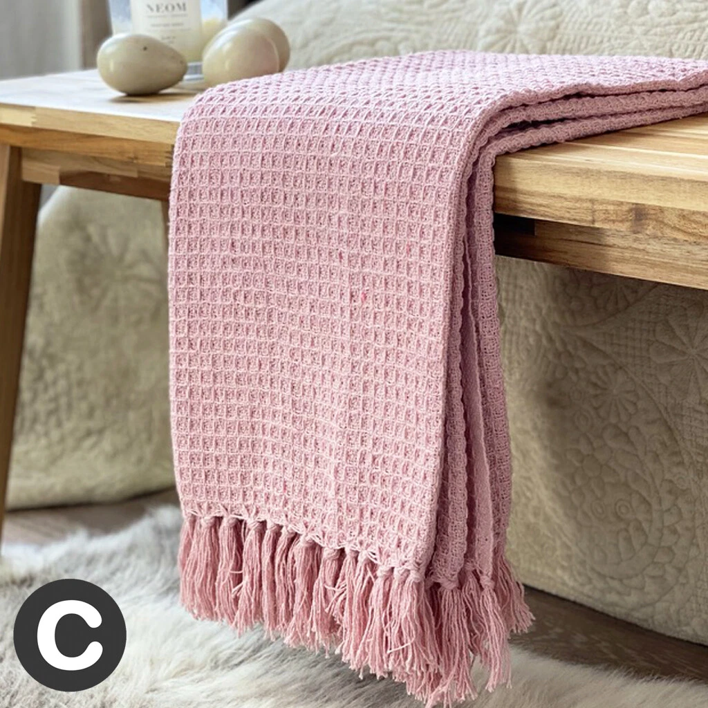 Pink wool throw 2025 blanket