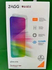 ZAGG InvisibleShield Glass XTR D30 for iPhone 14 Pro Max,14 Plus, 13 Pro Max NEW