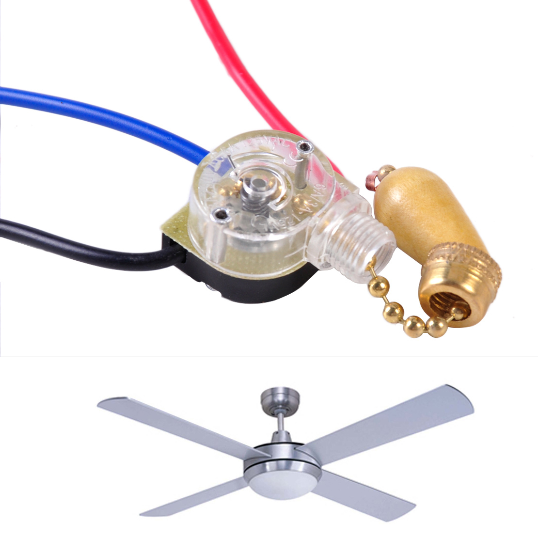 Wiring 2 Switches To 1 Light One To Fan