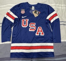 NEW SOLD OUT  Team USA 2026 Olympic Hockey Nike Jersey L Large Blank
