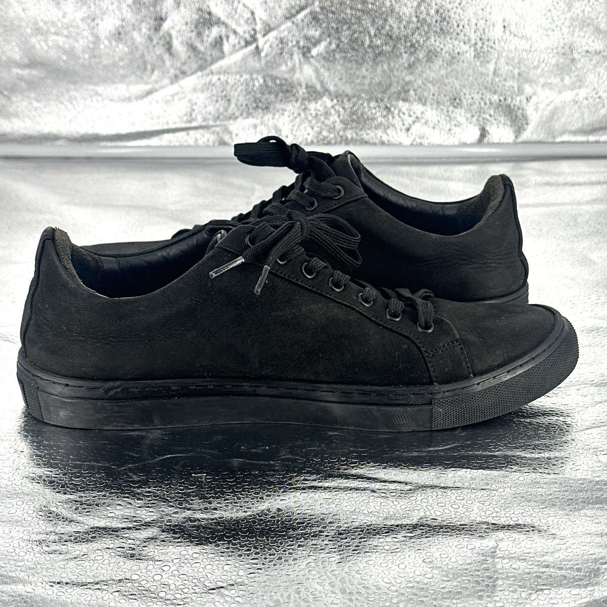 Thursday Boots Premier Low Top Matte Black Leather Casual 