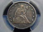 1876 20C Seated Liberty Twenty Cent Piece VF-30 PCGS, Original Better Date Coin!