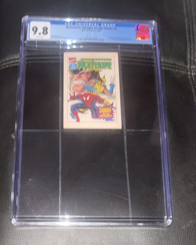 Wolverine Danger on the Docks #2 CGC 9.8 X-Men Drakes Cakes Mini Comic