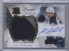 2015 Upper Deck The Cup Limited Logos 44/50 Nikolaj Ehlers #LL-NE Patch Auto 7b5