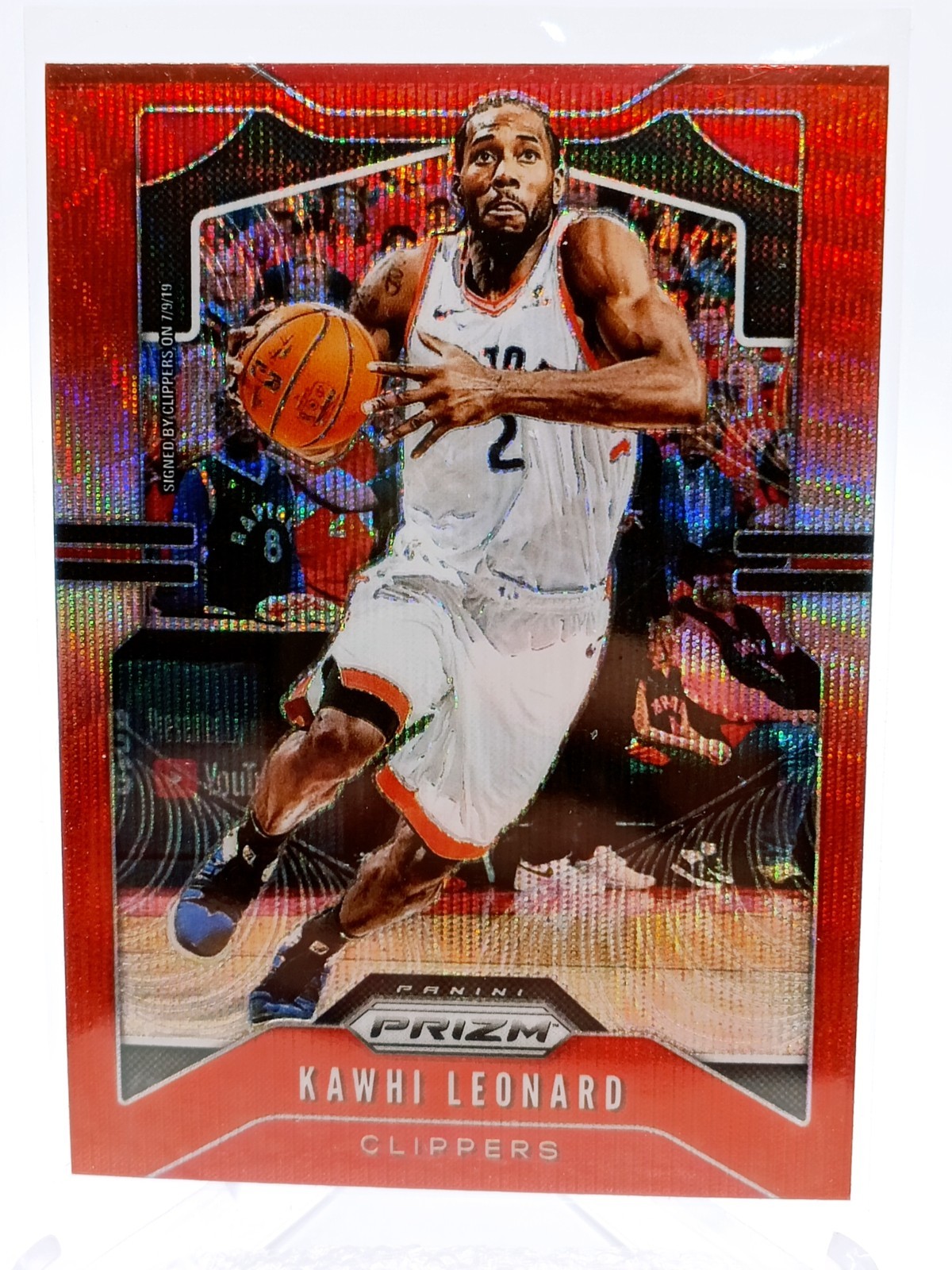 2019-20 Panini Prizm Ruby Wave Prizm  Kawhi Leonard
