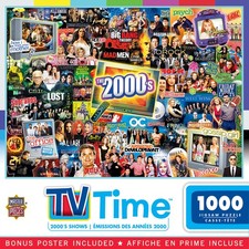 MasterPieces - TV Time - 2000's Shows 1000 Piece Jigsaw Puzzle