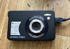 2.7Inch Screen Digital Camera, 48MP Image 2.7K Video Resolution 16X Digital Zoom