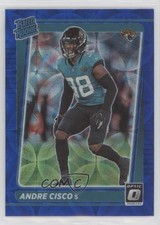 2021 Panini Donruss Optic Rated Rookie Blue Scope Prizm Andre Cisco #278 nh3