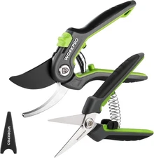 WORKPRO 2 Pack Garden Pruning Shears Scissors