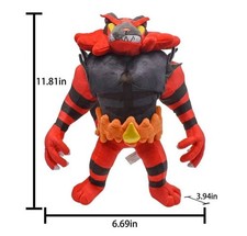 Incineroar 33CM Plush Doll Figure Toy