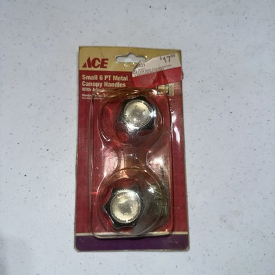Ace Small 6 Pt Metal Canopy Handles With Adaptor Model # 46545