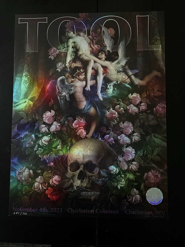 TOOL Charleston WV Concert Poster Nov 4th 2023 - Welder Wings S/N
