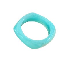 Colorful Resin Irregular Bangle Bracelet Acrylic Acetate Mottled Wide Chunk - 08