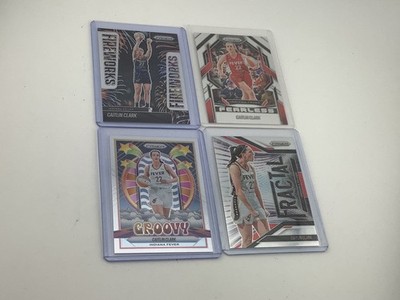 panini 2025 Caitlin Clark inserts 4 card lot as pic see description groovy ETC