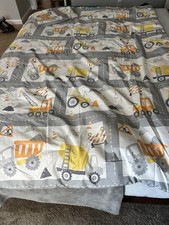 Twin Construction Theme Comforter With Standard Matching Pillowcase