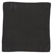 VANNUCCI Milano Handmade Graphite Silk Pocket Square NEW 33cm x 32cm