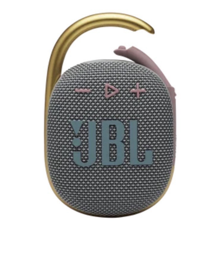 JBL Clip 4 Portable Bluetooth Speaker, Silver/pink/blue NEW Unboxed