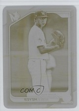 2024 Bowman Draft Chrome Printing Plate Yellow 1/1 Noble Meyer #BDC-38 1s4s