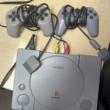 Sony PlayStation 1 PS1 SCPH-1001 Console With 2 Controller Set tested working