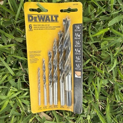 *6PACK* Dewalt Brad Point Drill Bit Set - Wood - DW1720