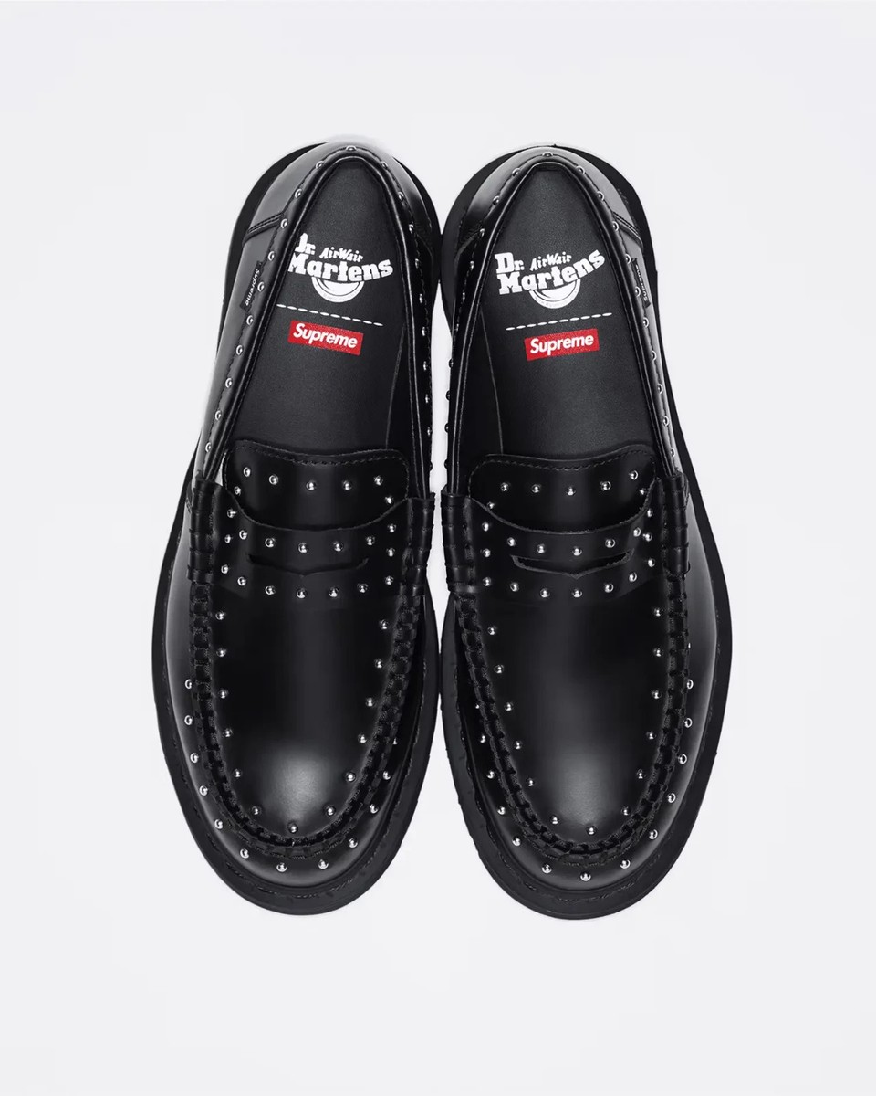Supreme x Dr.Martens Studded Penton Loafer Black 25SS Week 13