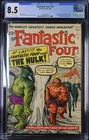 FANTASTIC FOUR #12 (1963) - CGC GRADE 8.5 - MARVEL 1ST MEETING WITH HULK
