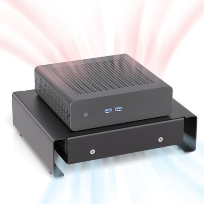 Quiet 120mm USB Fan, Aluminum Stand with Cooling Fan, Compatible with Mac min...