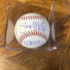 Gary Matthew’s Sr Signed Baseball Tri-Star Certification
