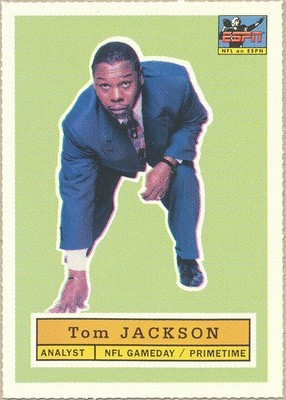 RARE-ODDBALL ESPN Tom Jackson ANNOUNCER-INSERT BRONCOS Louisville