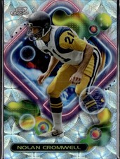 2024 Topps Chrome Cosmic Nolan Cromwell Nucleus Refractor LA Rams #275
