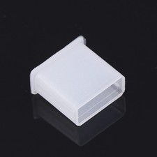 USB Plug Covers 50 Pcs Transparent for Laptops and Computers Protection