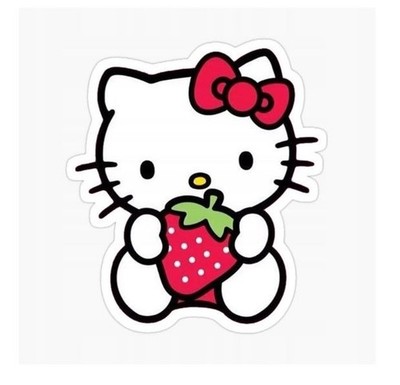 Hello Kitty Essbar Fabel Mädchen Katzen Tortenaufleger Torte Geburstag + TEXT