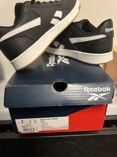 Reebok Court Advance Kids Tennis Shoes Black White US Size 4