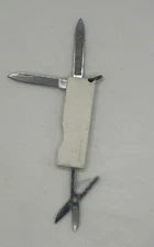 VICTORINOX Tomo Capri White Swiss Army Folding Knife Stainless Steel 5.5 INC