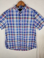Ralph Lauren Button Down Shirt Boy's Sz XL 18-20 Blue Polo Preppy School Casual