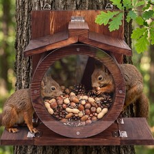 Wood Squirrel Feeder Squirrel Feeders for outside